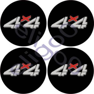 Stickers 4x4 Decals for Center Cap Wheels Rim Logo GC