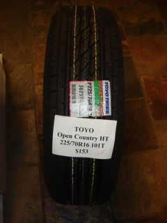 Toyo Open Country HT 225 70R16 101T Truck SUV Tire New