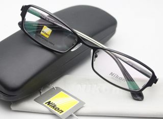 Nikon Titanium Glasses Eyeglass Full Rim Frame 0929 Black