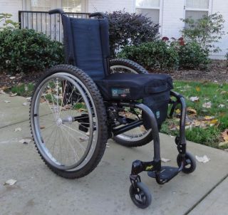 Wheelchair Fox Shox Suspension Thick Tread Wheels Like Tilite