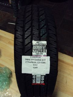 Cooper Discoverer H T 275 65R18 123 120s Brand New Tire