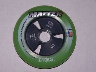 Matter Lethal Wheel Green F2 Indoor Inline 110mm