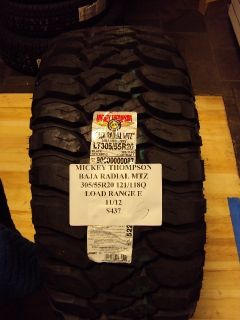 Mickey Thompson Baja Radial MTZ 305 55R20 121 118Q Brand New Tire