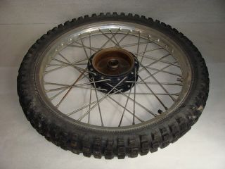 1980 Suzuki RM125 Front Wheel Tire Rim
