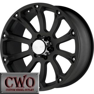 17 Black Sidewinder Wheels Rims 6x139 7 6 Lug Sierra Titan Tundra GMC