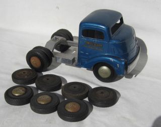 Smith Miller Truck Cab with Extra Tires and Wheels