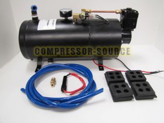 120PSI 12 Volt Air Compressor Tank for Air Horns V