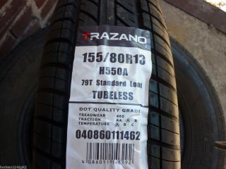 New 155 80 13 Trazano Radial H550 A Tires