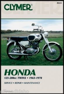 Clymer Honda CL125A CA160 CB160 Service Repair Manual