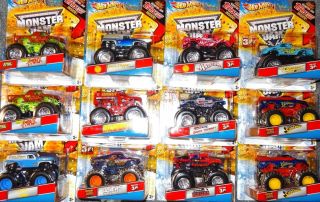 Hot Wheels 2012 21572 Case H Monster Jam 1 64 New Assortment