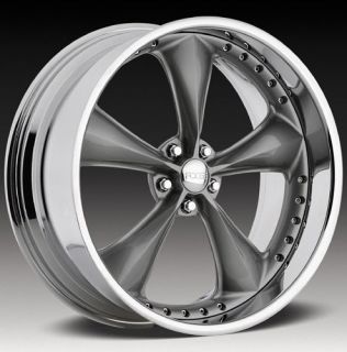 15 FOOSE Wheel Nitrous Chrome Rim FOOSE Nitrous Grey