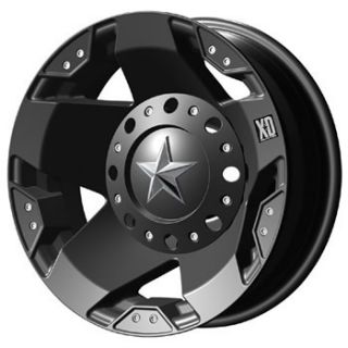 16 Black Wheels XD XD775 8x170 Rockstar Dually