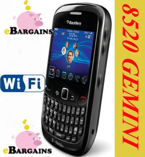NEW RIM Blackberry 8520 Curve PDA Unlocked WIFI Cell Phone T Mobile