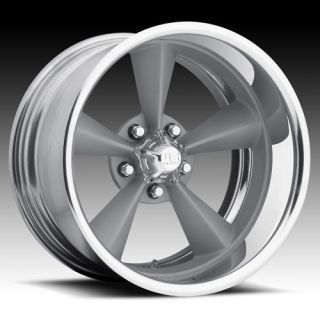 2pc Wheel Set FOOSE Style Rims Painted Silver Torque Thrust