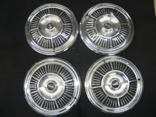 Plymouth Fury Belvedere Satellite Hubcaps 14 inch Set of Four Original