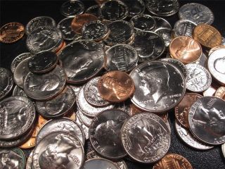 100 BU Uncirculated Mixed Date and Mint Mark US Coin Lot Collection 11