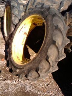 13.6x38, 13.6 38 FIRESTONE 6 ply A or B JOHN DEERE Tractor Tires w/rim