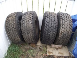  Goodyear Wrangler 35 x 12 50 R15 LT AT S Tires w Aluminum Rims Wheel