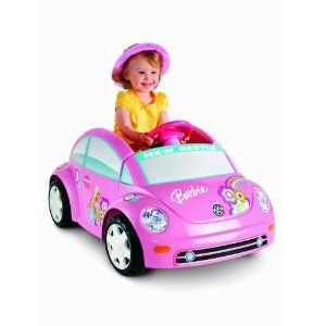 New Barbie Pink Power Wheels Wheel Volkswagen Beetle On