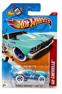 2012 Hot Wheels Thrill Racers Ice 211 1969 Chevrolet Chevelle