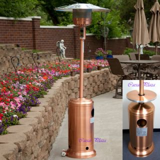 New Garden Propane Outdoor Copper Patio Heater w Table