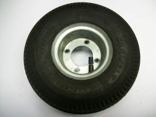 Go Cart Golf Wheel barrow Wheel Dolly Lawn Mower Tire & Rim 4.10 4NHS