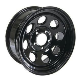 Cragar Soft 8 Black Steel Wheels 16x7 5x4 5 Set of 4