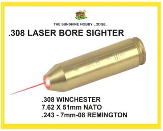 308 Bore Sighter .308 Laser Boresighter Remington .243 7mm 08 Copper