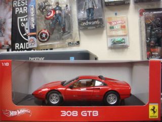 Hot Wheels Ferrari 308 GTB 1 18 Red New W1775 Limited Edition