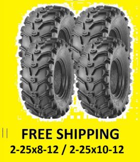 25 Kenda Bear Claw ATV Tires 6 Ply Rated New Set 4