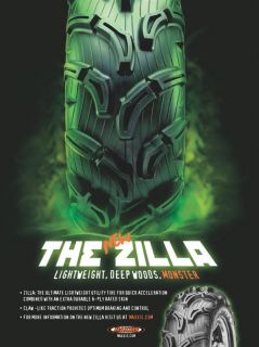 25 Zilla ATV Tires 2 25x8 12 2 25x10 12 Full Complete Set 4 Free