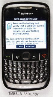 Blackberry Curve 8520 Black T Mobile Smartphone Parts