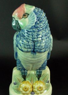 grosser Papagei   Keramik Wien 1910/20