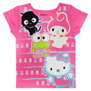 Hello Kitty & Friends Infant Toddler Girls Short Sleeve Tee   Pink 3T