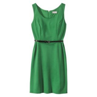 Merona Petites Sleeveless Fitted Dress   Green XSP