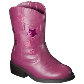 Toddler Girls Cherokee Deloria Cowboy Boot   Pink 5