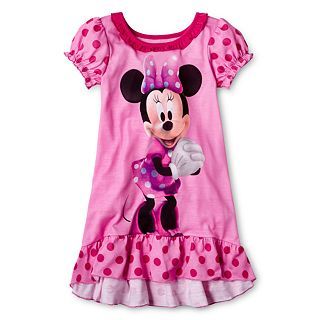 Disney Pink Minnie Mouse Nightgown   Girls 2 10, Girls
