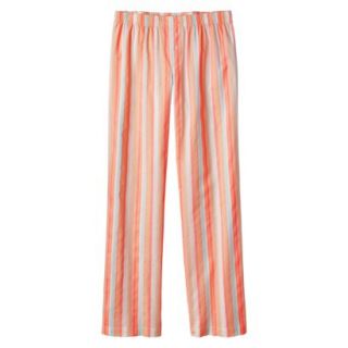Xhilaration Juniors Woven Sleep Pant   Orange Stripe M(7 9)
