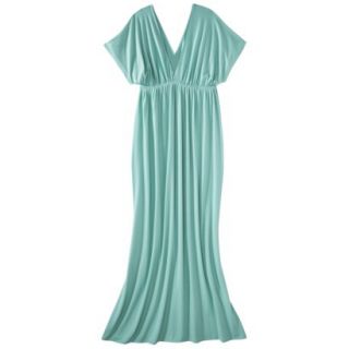 Merona Petites Short Sleeve Maxi Dress   Aqua Blue SP