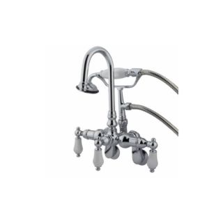 Elements of Design DT3021CL St. Louis Wall Mount High Rise Clawfoot Tub Filler W