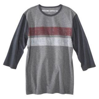 Mossimo Supply Co. Mens Football Tee Shirt   Gray S