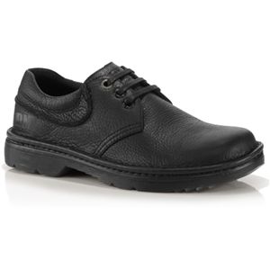 Dr Martens Mens Hampshire 3 Eye Plain Toe Shoe Black Bear Track Shoes   R13797001