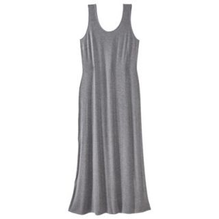 Merona Womens Plus Size Sleeveless V Neck Maxi Dress   Gray 1