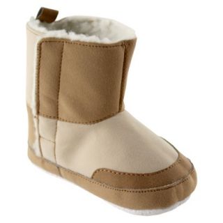 Luvable Friends Infant Girls Suede Boot   Brown 0 6 M