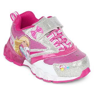 Barbie Girls Athletic Shoes, Pnk/silv/wht, Girls
