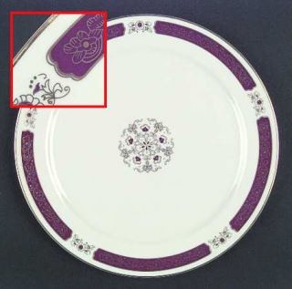 Pickard Wellington Dinner Plate, Fine China Dinnerware   Gold Floral Design,Maro