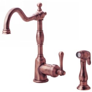 Danze D401557AC Opulence Single Handle Kitchen Faucet with Side Spray