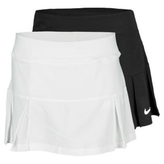 Nike Women`s Four Pleated Knit 14.17 Inch Tennis Skirt Small 011_Black/White
