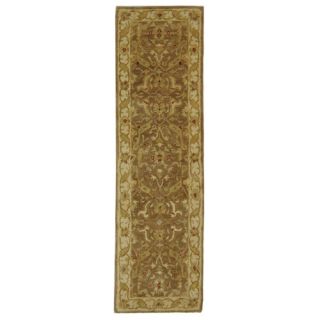 Safavieh Antiquities Brown/Gold Rug AT311A Rug Size Runner 23 x 8