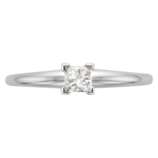 1 CT.T.W. Diamond Solitaire Ring in 14K White Gold   Size 5